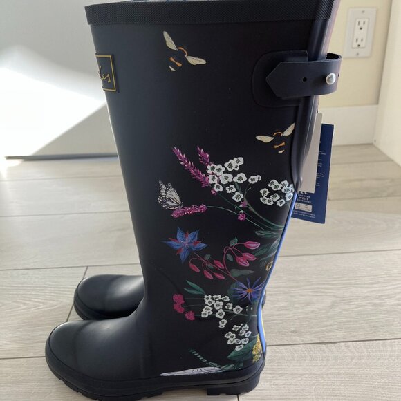 Brand New | Women Adjustable Tall Rain Boots, Wellies - Picture 1 of 9